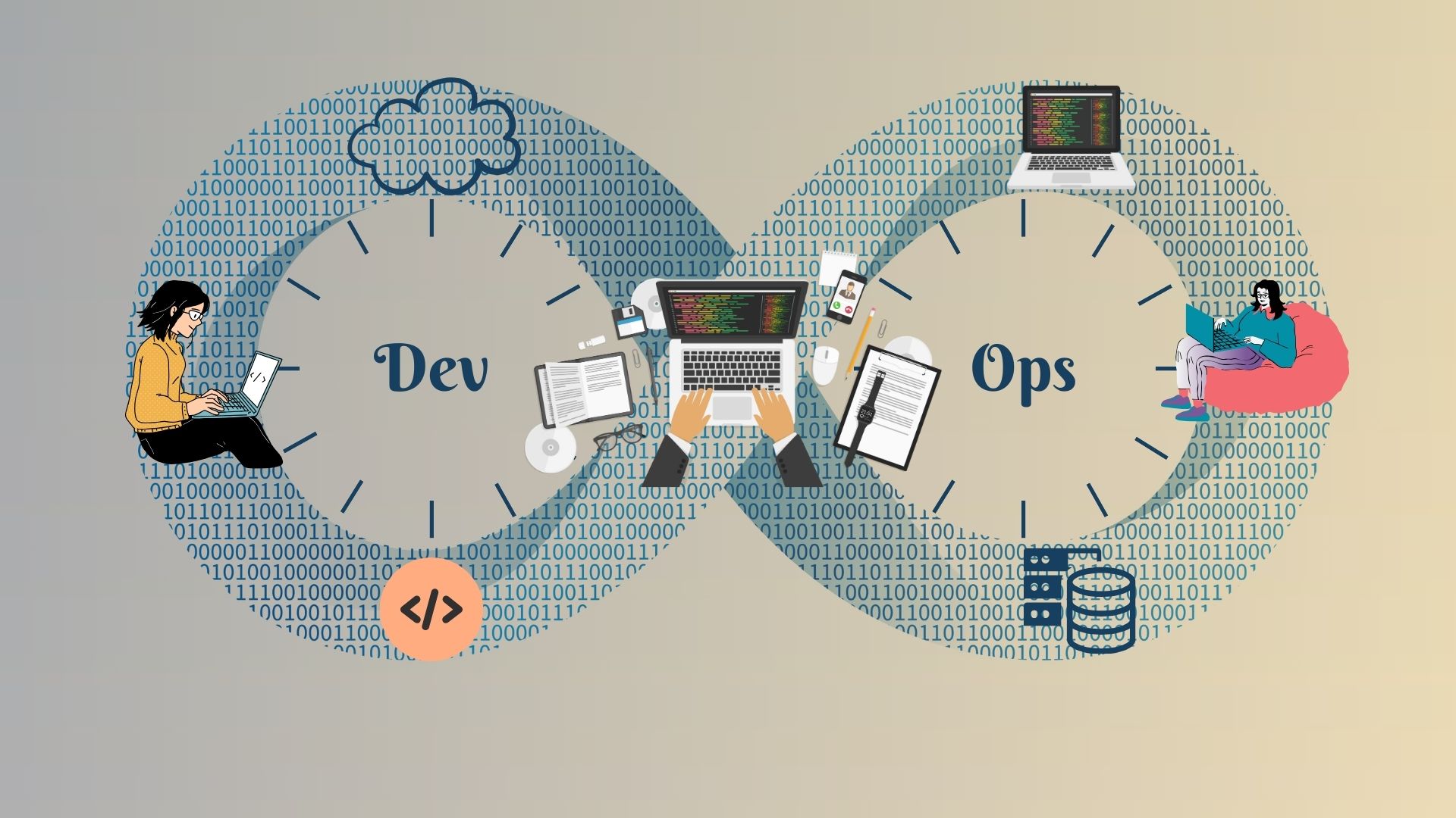 What skills do DevOps engineers need? DevOps engineer managing and optimizing software development and IT operations processes